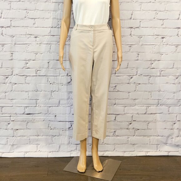 CLEO - Beige cropped dress pants - beautiful neutral colour! - Picture 3 of 7